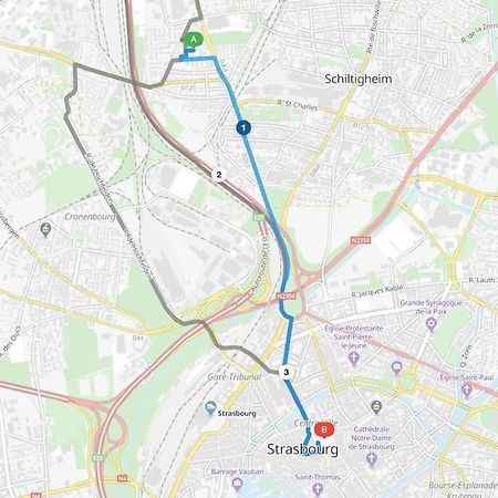 Appartement Cosy Strasbourg シルティグアイム エクステリア 写真